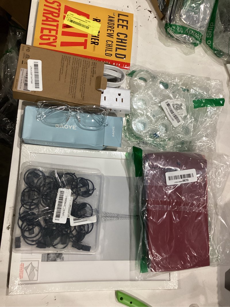 Condition photo showing As Is for assorted lot of office and school supplies 