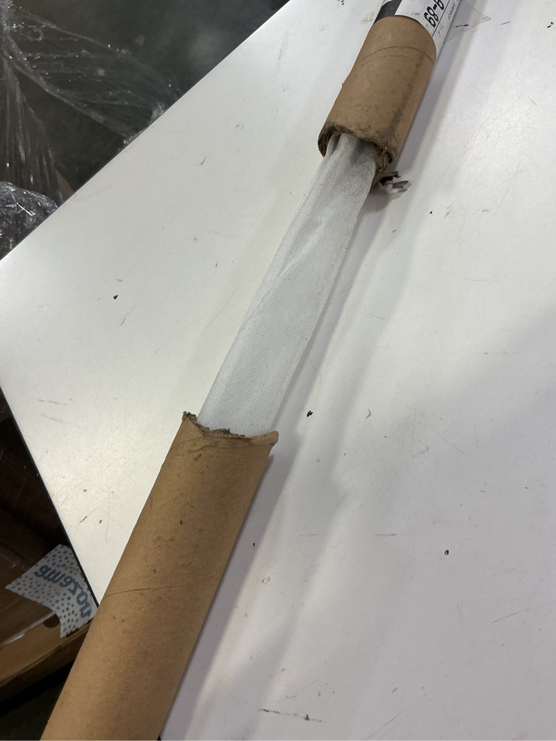 Condition photo showing As Is for 36" shower door bottom seal strip for 3/8" (10mm) glass – ultra clear polycarbonate shower door sweep, single pack bottom seal for 3/8" glass-single pack