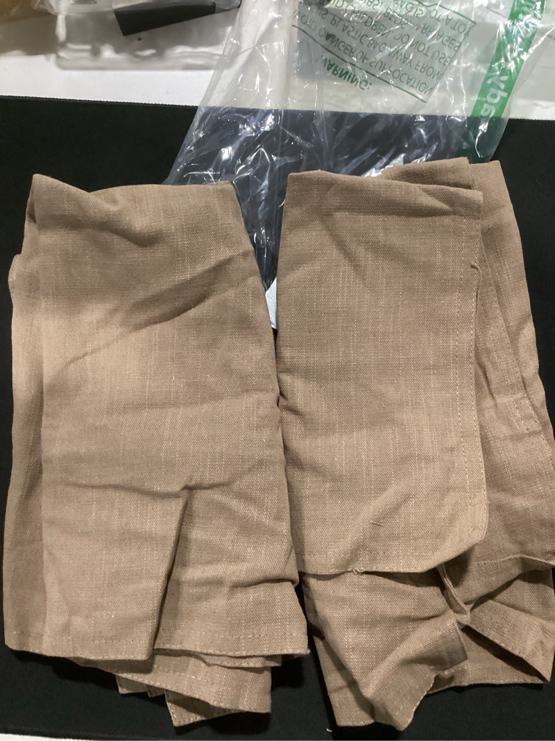 anroduo pack of 2 decorative linen pillow covers brown euro sham neutral farmhouse boho soild cushio