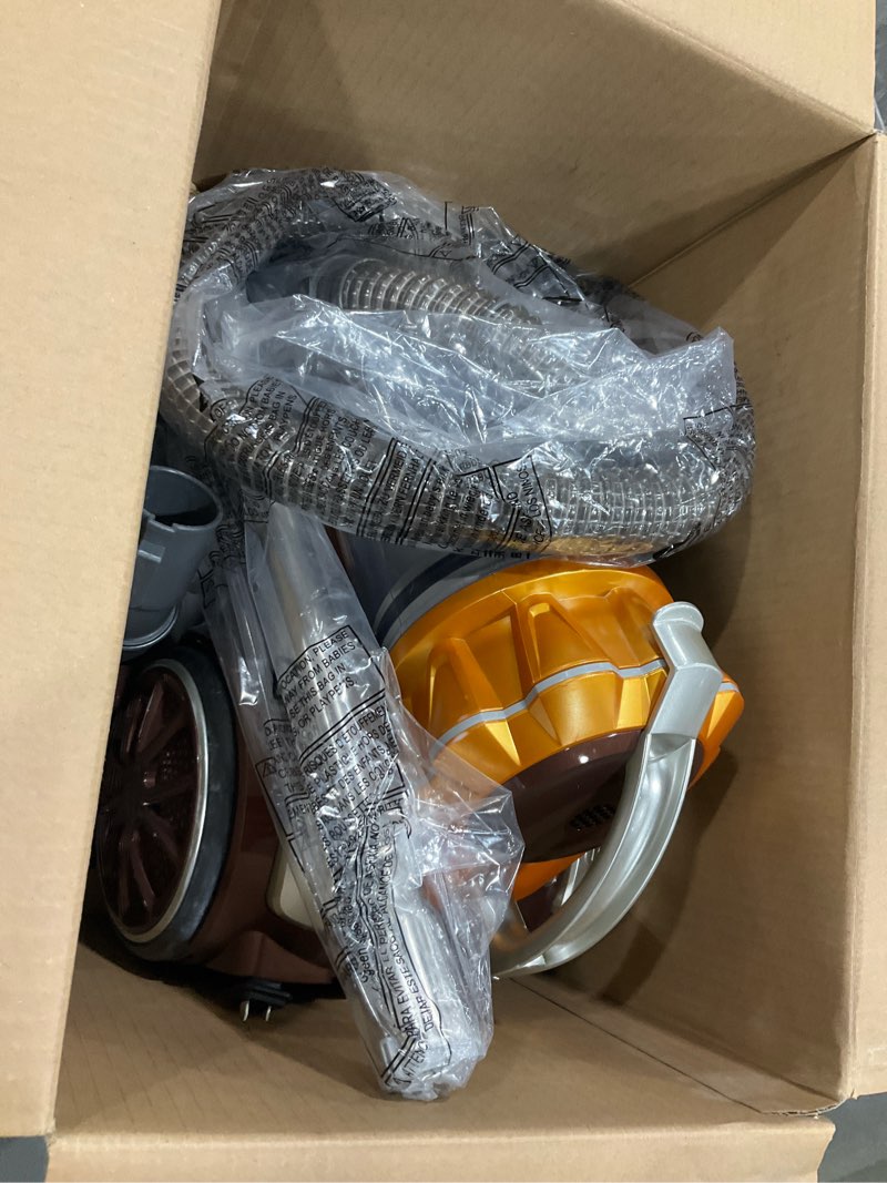 Condition photo showing As Is for Bissell Hard Floor Expert Multi-Cyclonic Bagless Canister Vacuum, 1547 - Corded