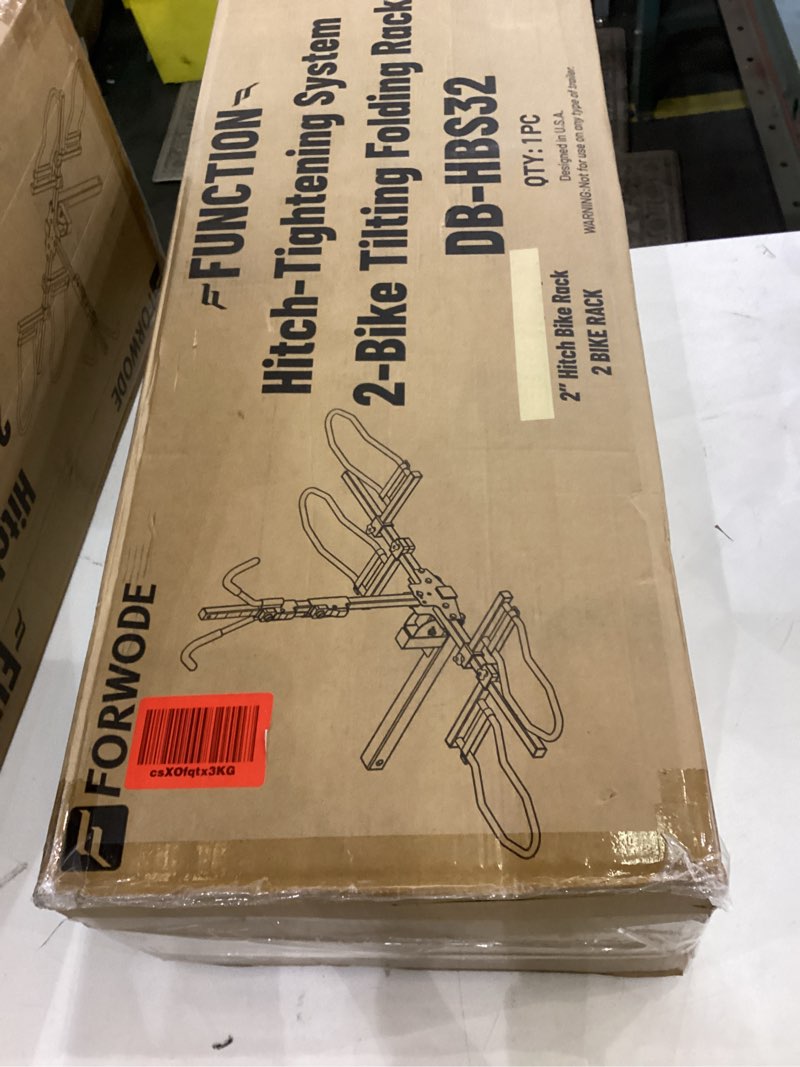 Condition photo showing New/Like New for FORWODE Hitch Mount Bike Rack Fits 2 X 80 lbs Bicycle, Platform Bike Rack for Car SUV Truck, Qucik Released, Foldable Wobble Free, Locking Hitch,Fat and Standard, 2 Inch Receiver C- Standard Pro Edition