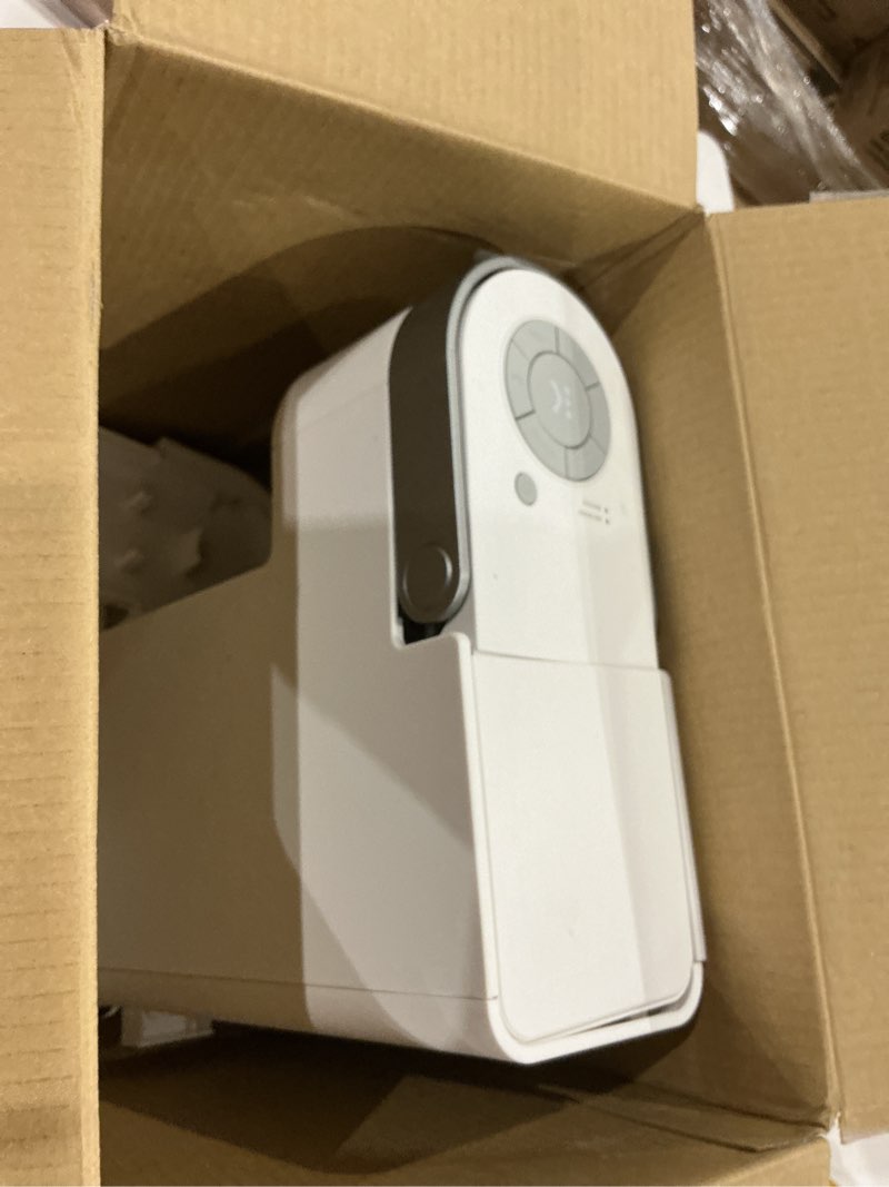 Condition photo showing As Is for keurig k-supreme single serve k-cup pod coffee maker, multistream technology, 4 brew sizes, 66oz dual-position removable reservoir, white white coffee maker