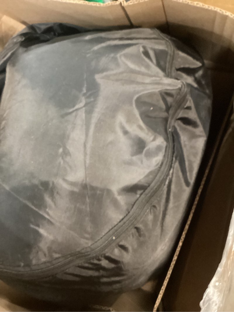 Condition photo showing As Is for 3 inch memory foam camping mattress, dual layer thick sleeping camp pad for car tent cot, roll-up portable glamping floor bed for guests sleepover space gray twin: 75*38*3"