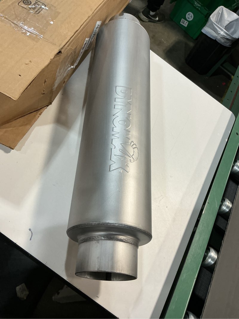 Condition photo showing Good Condition for Ultra Flo™ Welded Round - Centered / Centered Muffler - P/N: 17224