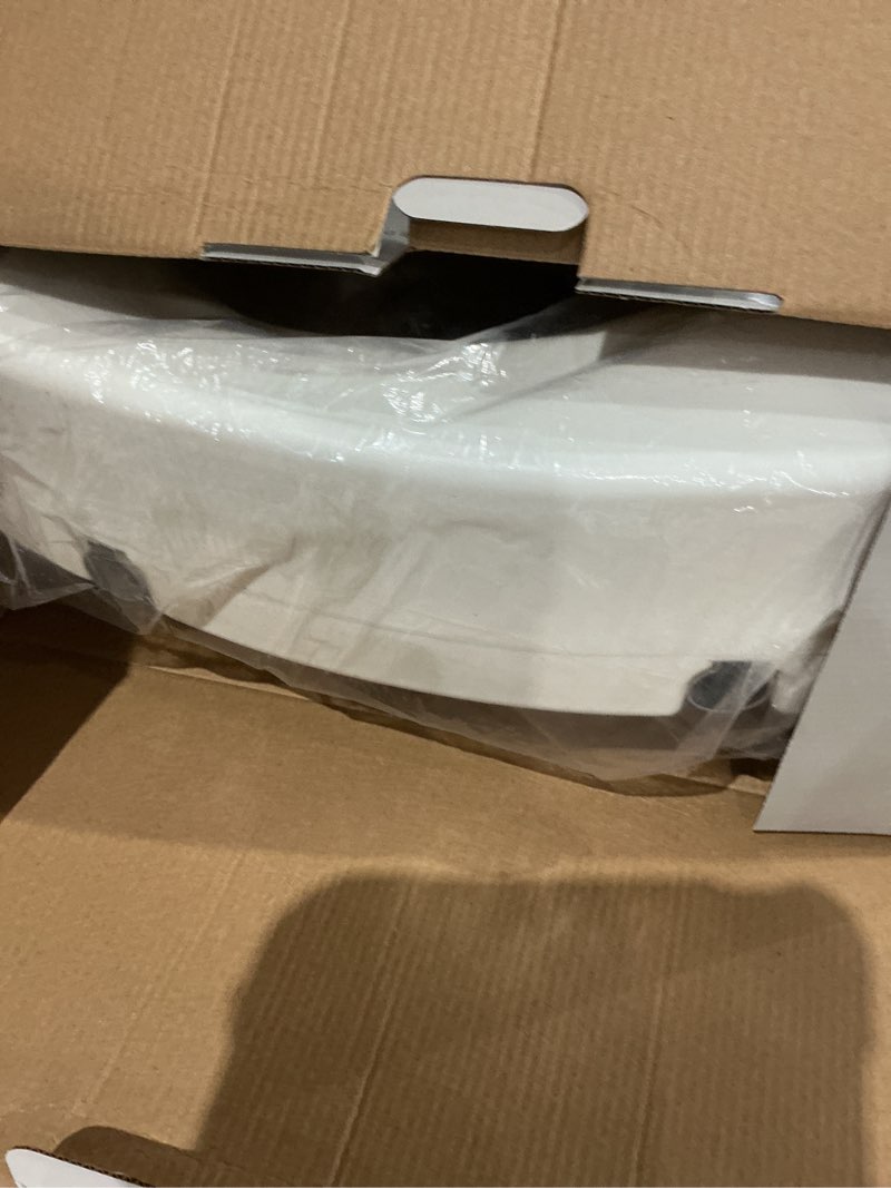 Condition photo showing As Is for medline 5  elongated raised toilet seat  with lock and removable padded arms