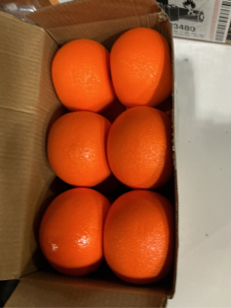Condition photo showing New/Like New for HAKSEN 12 PCS Fake Oranges, Artificial Fruits for Decoration Lifelike Fake Fruit Faux Oranges for Home Kitchen Cabinet Decor Photography Prop
