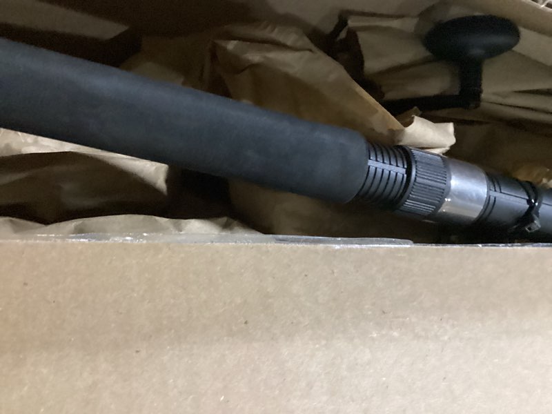 Condition photo showing As Is for casting spinning freshwater saltwater rod heavy power fast action fishing pole  black lightweight sensitive graphite rod for bass & pike lake river boat fishing casting