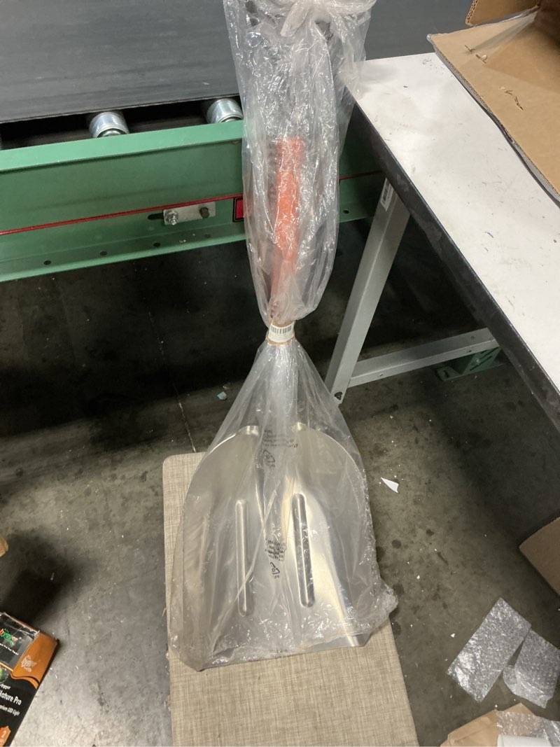 Condition photo showing Good Condition for WIKER Aluminum Snow Shovel for Driveway, 45-Inch Large Capacity Blade, 3.5lbs Lightweight with Fiberglass D-Grip Handle, Heavy Duty Metal Snow Removal Tool for Home and Garden