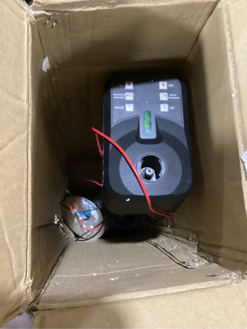 Condition photo showing Good Condition for electric trailer jack 7500lbs, 12v heavy duty rv tongue jack, ip65 waterproof a-frame jack, 10.24–33.46" lift, led light & bubble level & cover