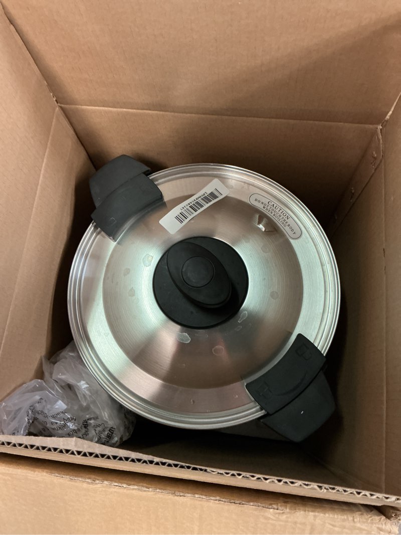 Condition photo showing As Is for SYBO SR-CP-100B Commercial Grade Stainless Steel Percolate Coffee Maker Hot Water Urn for Catering, 100-Cup 16 L, Metallic 16L Metallic
