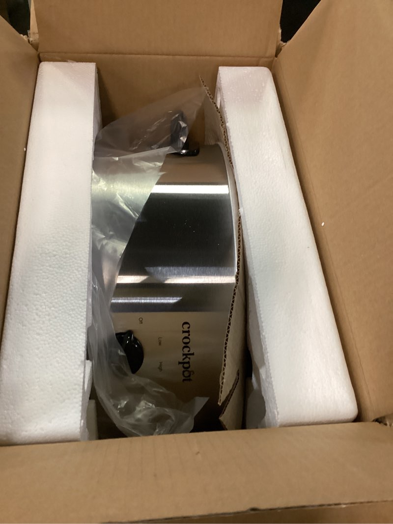 Condition photo showing Good Condition for Crock-Pot 7qt Manual Slow Cooker - Stainless Steel