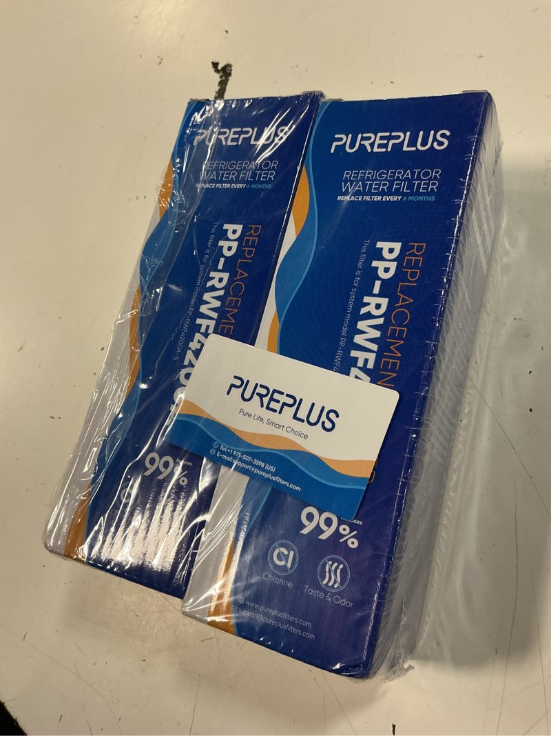 Condition photo showing New/Like New for pureplus da97-17376b replacement for samsung haf-qin/exp, da97-08006c, rf28r7351sg, rf28r7201sr, rf28t5001sr, rf23m8590sg, rs27t5200sr, rf24r7201sr, rwf4200a refrigerator water filter, 3 pack activated carbon(standard)