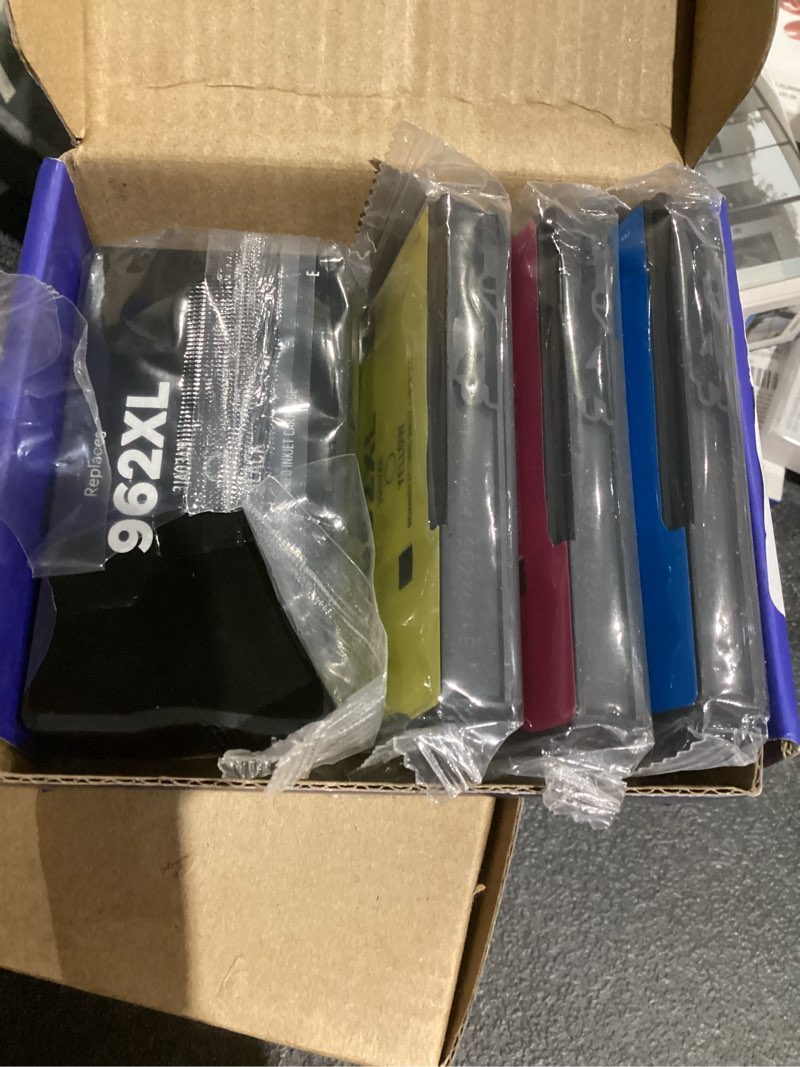 Condition photo showing As Is for 962xl ink cartridge combo pack compatible for hp 962xl 962 ink cartridges work with hp officejet pro 9018e 9015e 9018 9012e 9015 9010 9018e 9012 9025e 9025 9020 printers (4 packs)