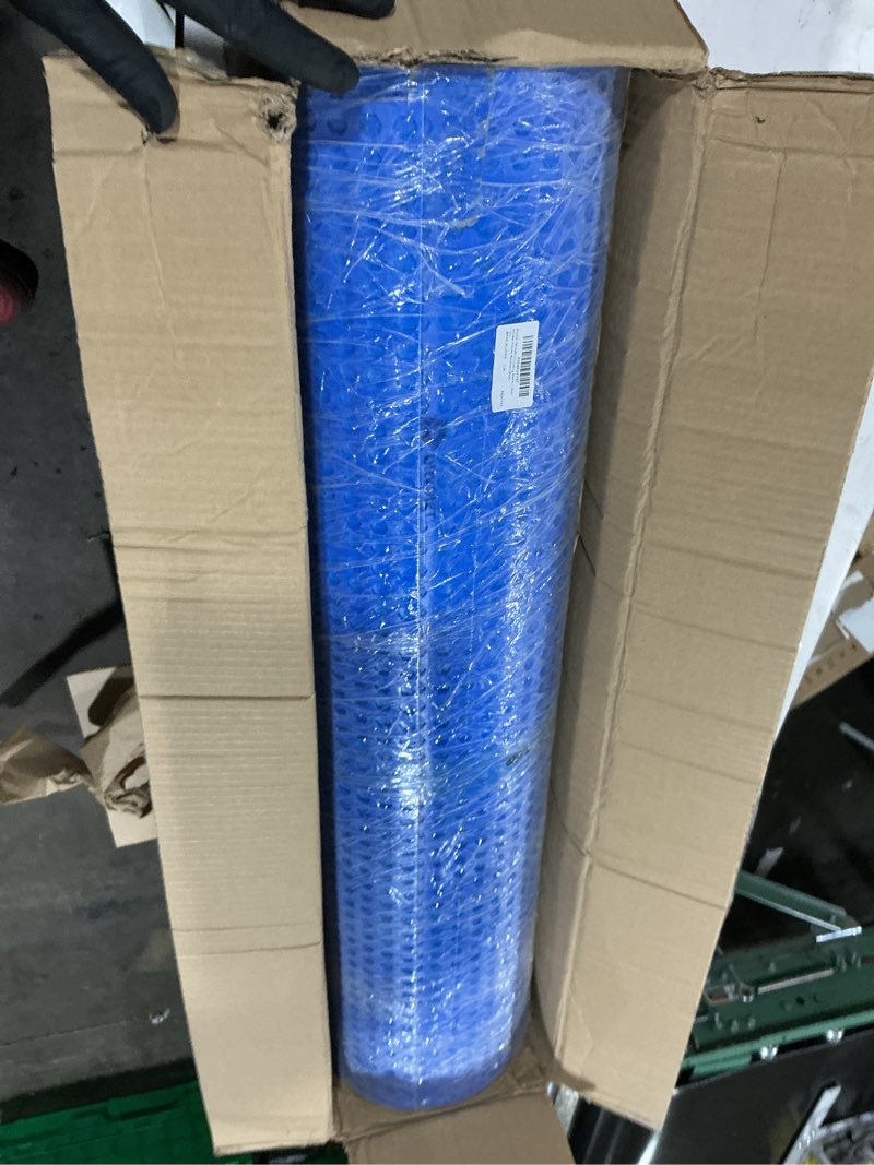 Condition photo showing Good Condition for drydiet 108 sqft uncoupling membrane for tile 1/8''(3mm) thick waterproofing membrane crack prevention anti fracture flooring underlayment for bathroom shower kitchen basement(blue) 108 sqft blue