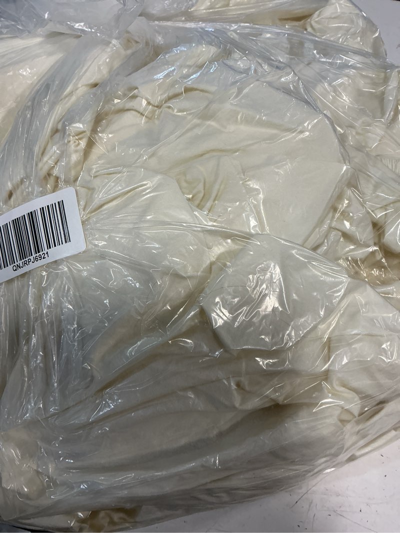Condition photo showing Good Condition for organic brushed cotton sheet set, king, ivory