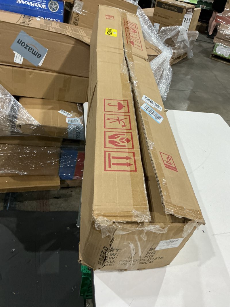Condition photo showing New/Like New for 10x10ft double crossbar pipe and drape stand kit, heavy duty backdrop stand adjustable, sturdy metal back drop decoration frame with flat base for parties, flower wall,wedding,trade shows,photography 10ftx10ft silver