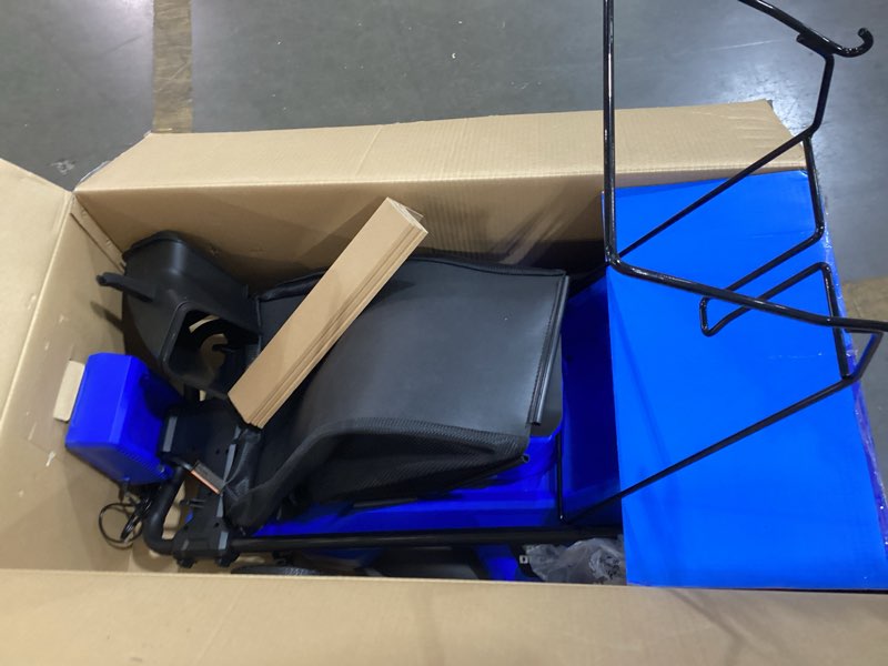 Condition photo showing As Is for kobalt 40-volt 21-in brushless battery push lawn mower 6 ah
