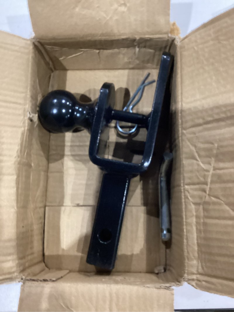 Condition photo showing Good Condition for toptow atv/utv trailer hitch towing ball mounts, 2-inch ball, clevis pin, fits 1 1/4-inch receiver 2" ball, 1-1/4" receiver