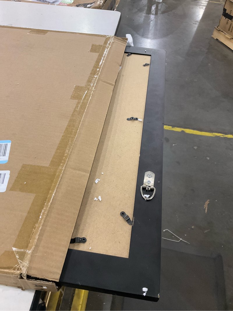 Condition photo showing Good Condition for A1 Frame,23.4 x 33.1 Poster Frame Natural Soild Wood Picture Frames with Polished Plexiglass,Easy to Hang,Display Picture A1 without Mat or A2 with Mat for Wall Mounting Horizontally and Vertically (Brown) Brown A1(23.4X33.1 in)