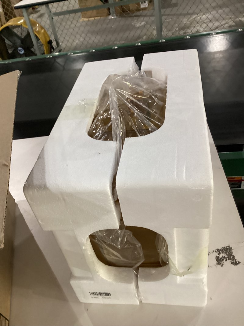 Condition photo showing New/Like New for Ergocar Portable Retro Series Multi-Function Make Up Case Dustproof Cosmetic Storage Box,Cosmetics Skin Care Products Jewelry Organizer Case Finishing Box Bathroom Desktop -Amber (X-1)