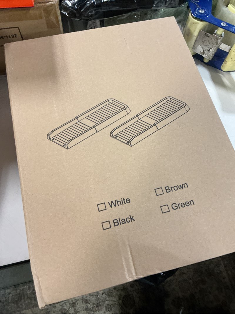 Condition photo showing New/Like New for aobiono downspout splash block, gutter downspout extensions diverter, 24" gutter extension splash guard for rain water drainage with ground stakes (2 pcs brown)