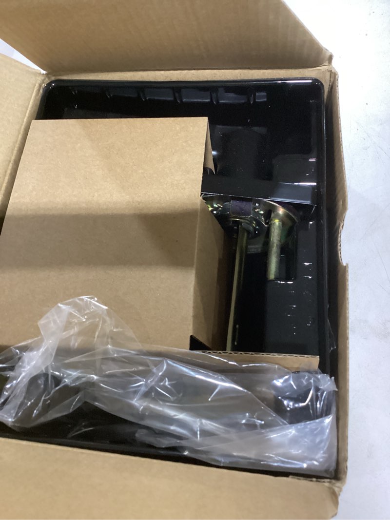 Kwikset Casey Interior Passage Door Handle, Lever For Closet and Hallway Doors, Reversible Non-Locking Handle Lever, Matte Black , with Microban Protection(SIMILAR TO STOCK PHOTO)