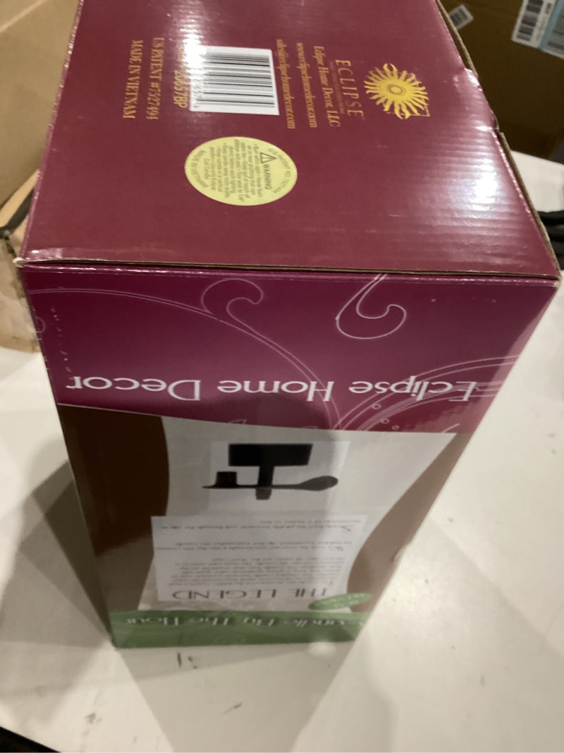 Condition photo showing As Is for Candle by the Hour 100-Hour Snowman Candle, Copper Base, Eco-friendly Natural Beeswax with Cotton Wick