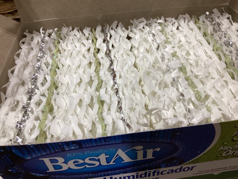 Condition photo showing Good Condition for bestair es12-2 extended life humidifier replacement paper wick humidifier filter, for emerson, quiet comfort & kenmore models, 10" x 9.4" x 6.5", 2 pack (8 filters)