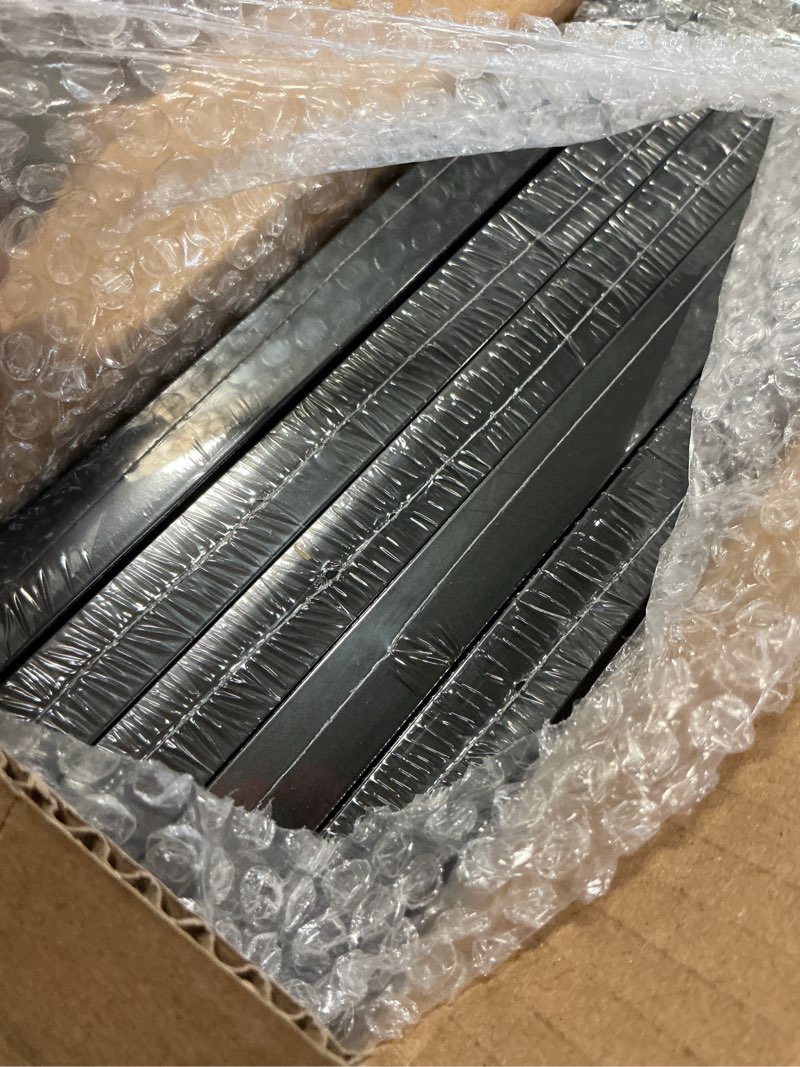 Condition photo showing New/Like New for upsimples 16x20 Picture Frame Set of 5, Display Pictures 11x14 with Mat or 16 x 20 Without, Wall Gallery Poster Frames, Black Black 16x20