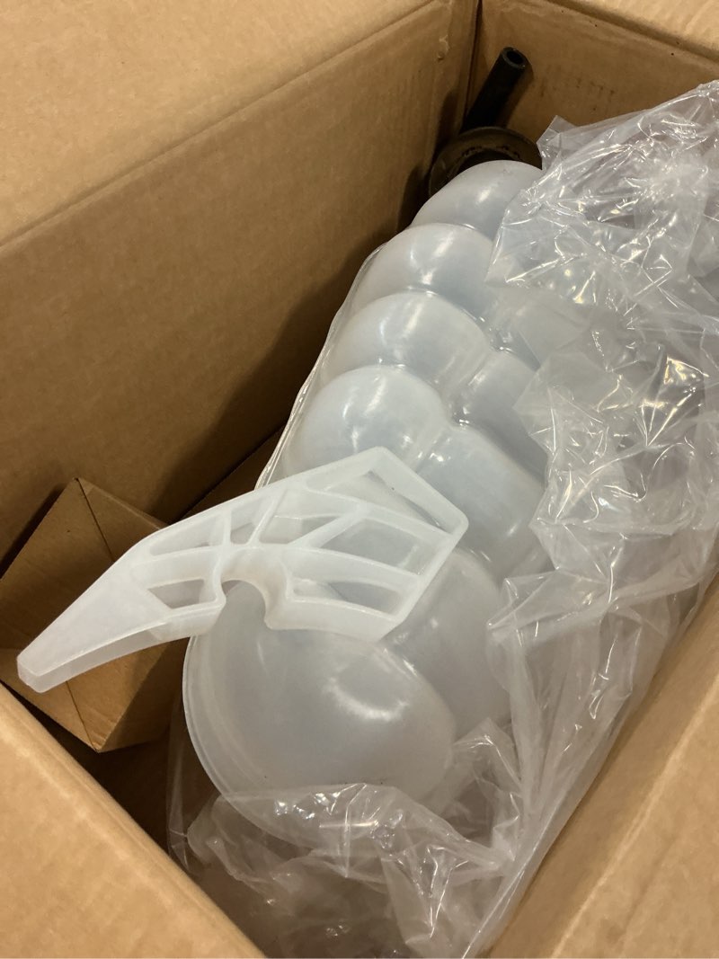 Condition photo showing As Is for 603-5105 Coolant Radiator Overflow Bottle For International Harvester 9200i SBA