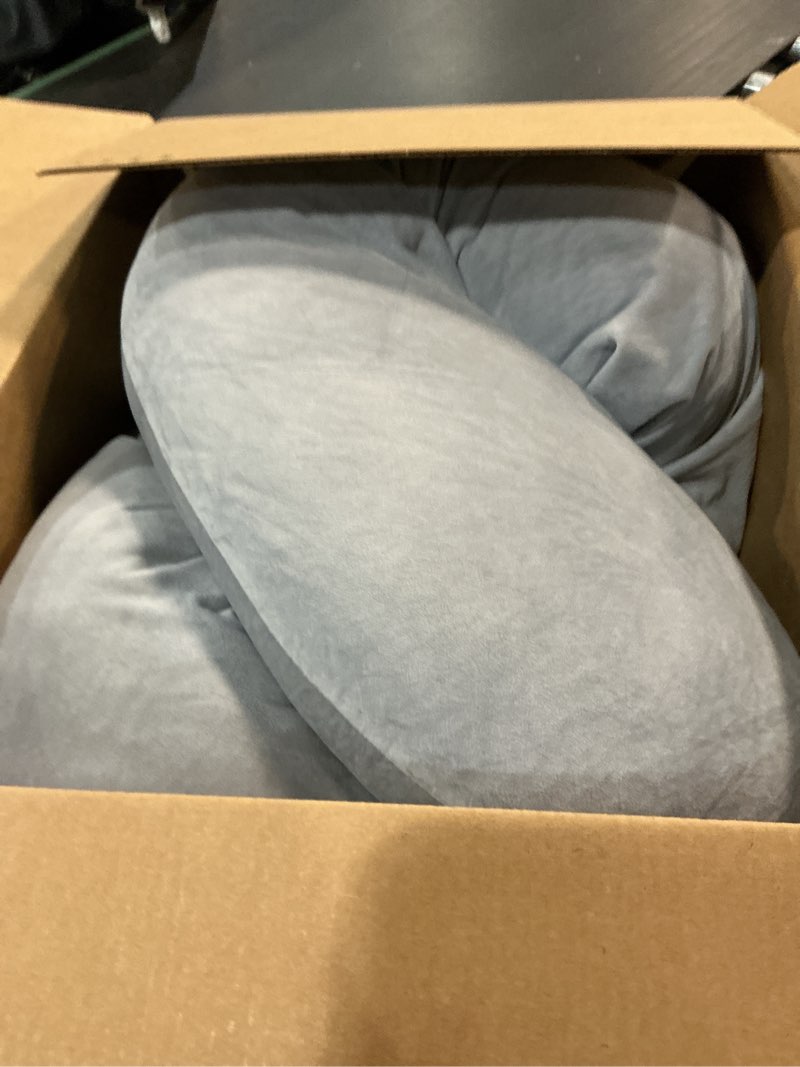 Condition photo showing As Is for momcozy pregnancy pillows for sleeping, u shaped full body maternity pillow with removable cover - support for back, legs, belly, hips for pregnant women, 57 inch pregnancy pillow for women, grey