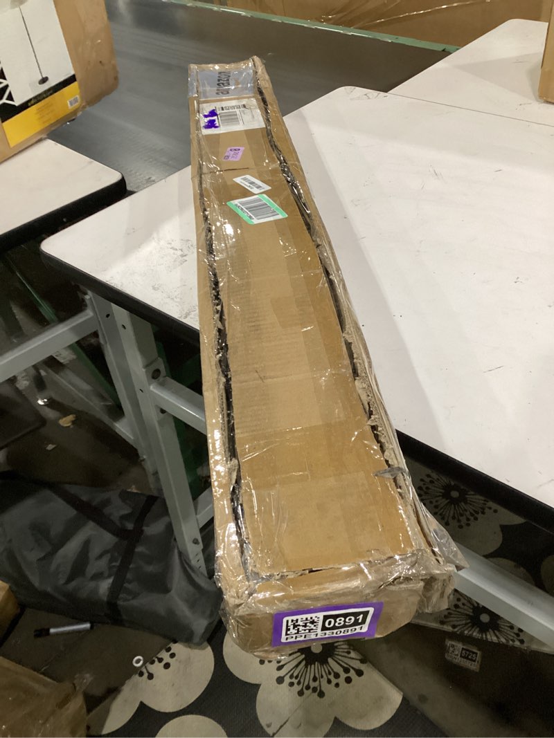 Condition photo showing As Is for black and metal railing set