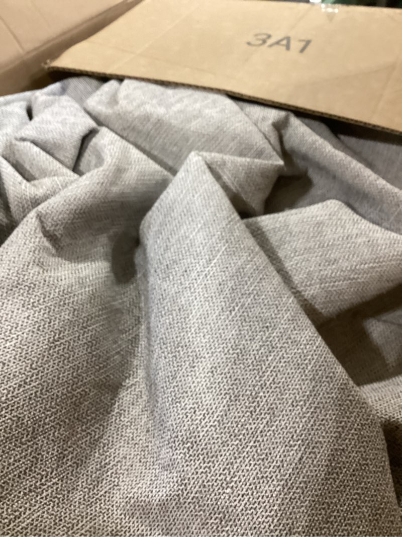 Condition photo showing Good Condition for 8x10 area rug living room, blue grey abstract rugs, washable square contemporary floor carpet for indoor decor, low pile non-slip modern geometry rug for bedroom blue 8'x10'