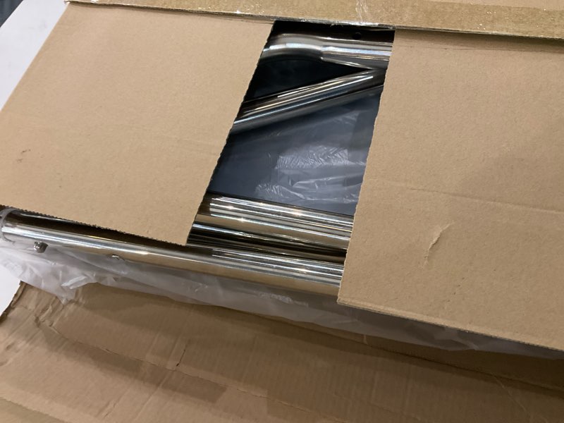 Condition photo showing New/Like New for Folding Shower Seat - Stainless Steel Shower Chair for Inside Shower - 420lbs Height Adjustable Foldable Shower Stool - Portable Travel Collapsible Bath Bench for Elderly, Handicap & Disabled (Gray) Rectangular Gray