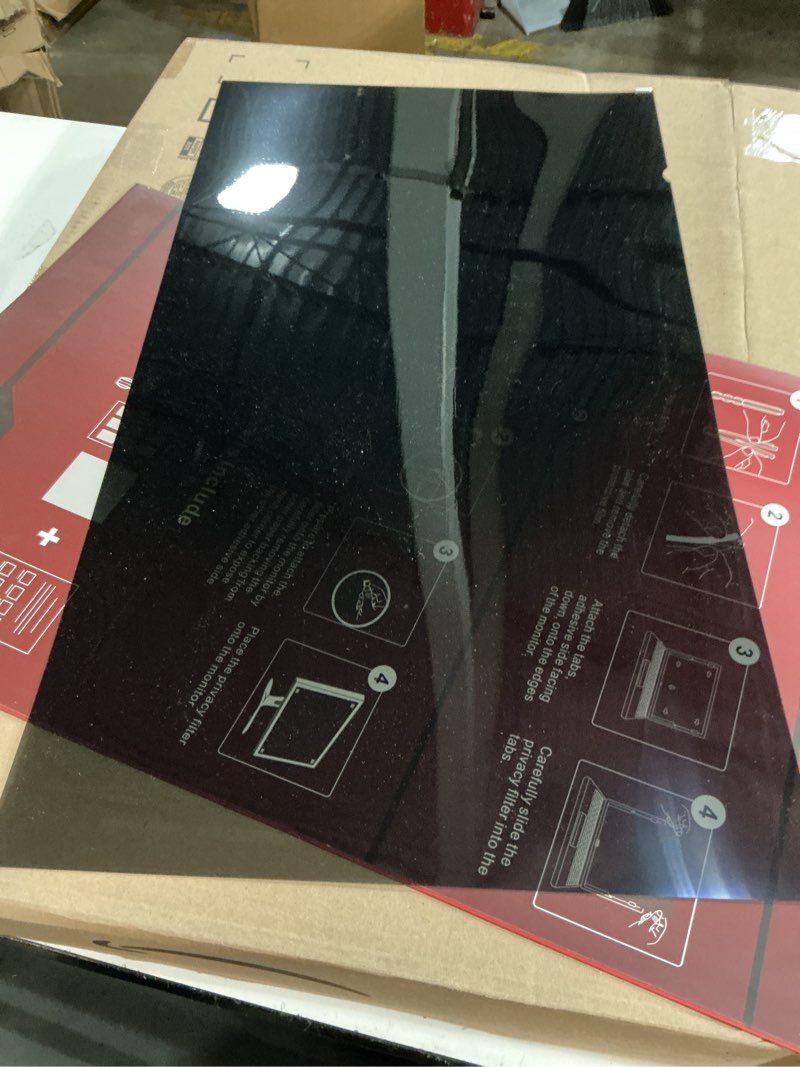 Condition photo showing Good Condition for 32 inch privacy screen filter for widescreen 16:9 monitor | privacy shield | anti-glare | anti-blue light protector | eye protection | computer security private filter