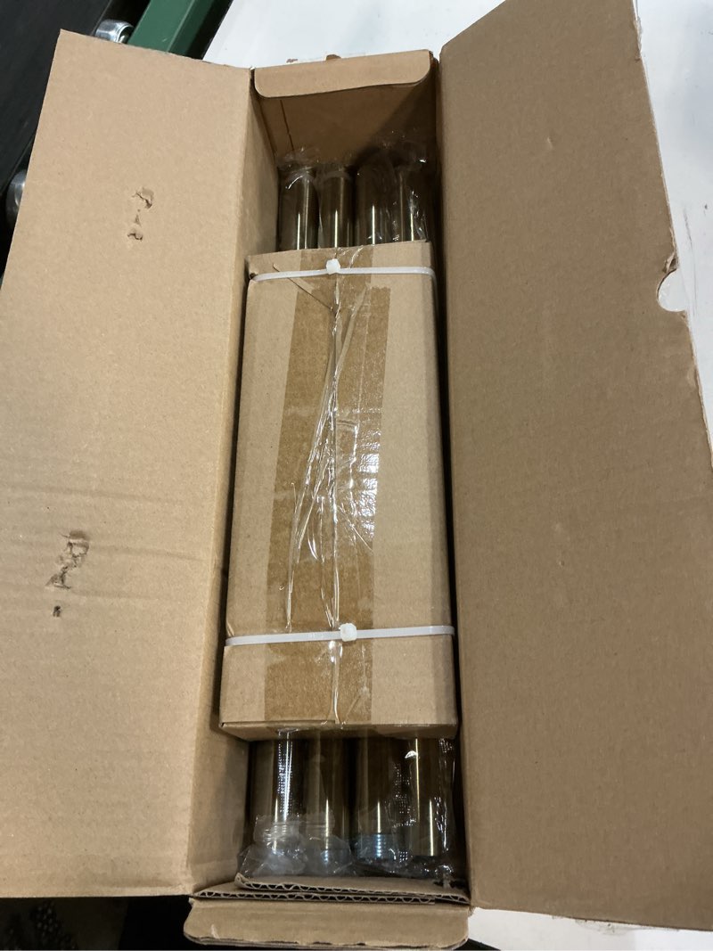 Condition photo showing Good Condition for antique bronze curtain rods for windows 48 to 84 inch 1" diameter adjustable heavy duty brass window curtain rod with metal finials for living room bedroom farmhouse kitchen outdoor antique bronze 16"-88"|1 pack