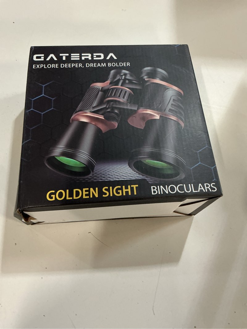 Condition photo showing New/Like New for 22x50 Binoculars for Adults High Powered, BAK-4 Prism HD FMC, Professional Waterproof Binoculars for Bird Watching, Hunting, Travel with Carrying Bag