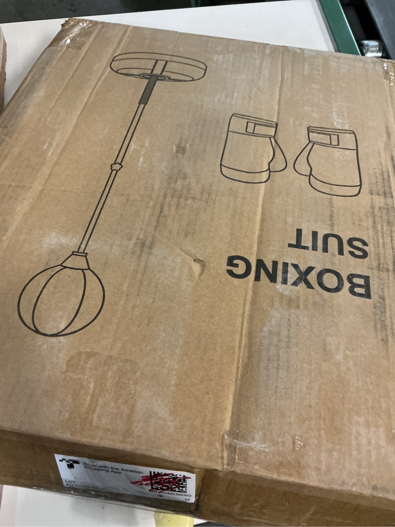 Condition photo showing Good Condition for Punching Bag with Stand, Boxing. ipment, Stress Relief & Fitness