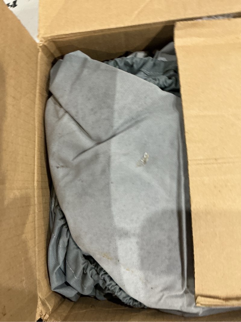 Condition photo showing As Is for urby trailerable jet ski cover, waterproof 600d super duty oxford pwc cover with enhanced wind-proof system, universal fit compatible with yamaha seadoo and other brands.3 seater 145"
