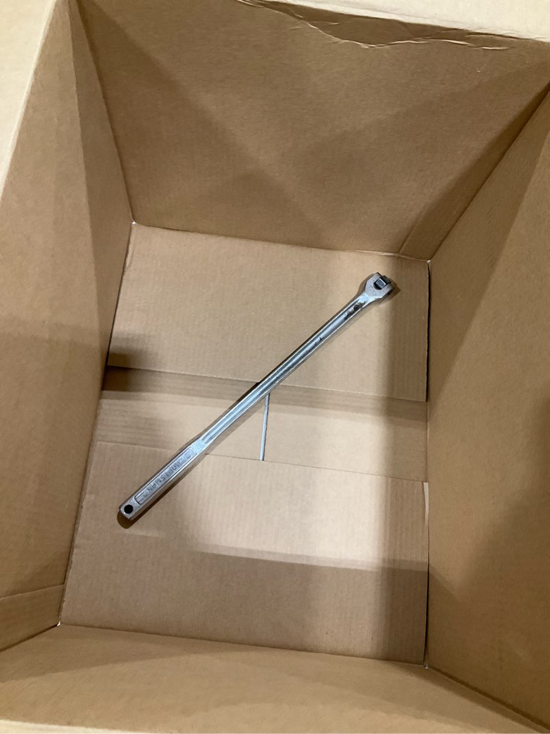 Condition photo showing As Is for craftsman breaker bar, 15-inch with 1/2-inch drive (cmmt44201)