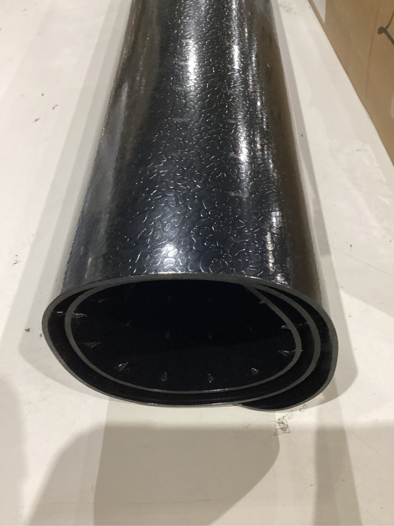 Condition photo showing Good Condition for office chair mat for low pile carpeted floors with lip, 36" x 48"-black-new 6.29