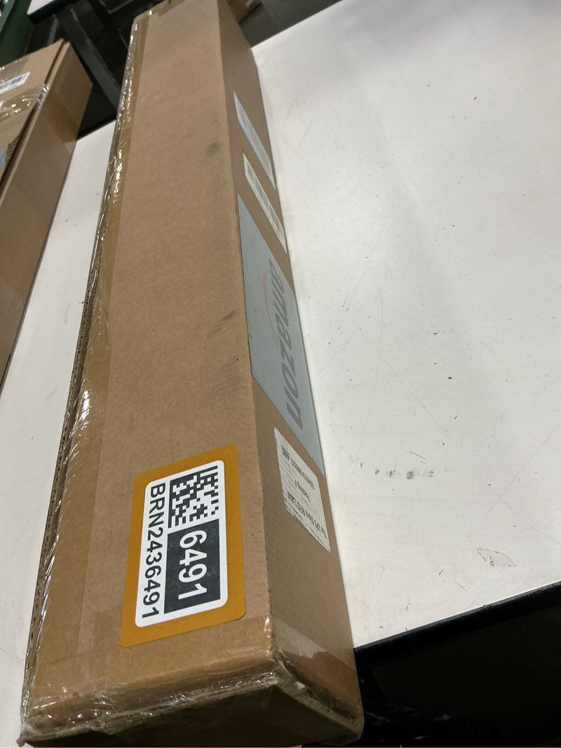 Condition photo showing New/Like New for LazBlinds No-Drill Cordless Roman Shade - Light Filtering Natural Wood, Easy Install Bamboo Blind for Windows 29" W x 48" H, Malay Umber Malay Umber 29"W x 48"H