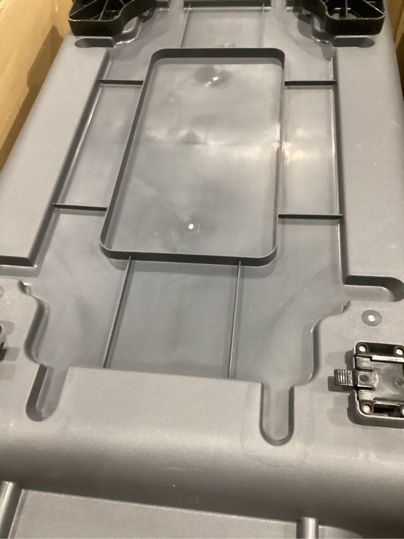 Condition photo showing Good Condition for sportpet designs plastic kennels rolling plastic wire door travel dog crate, xxl 2e) xx-large (cream/gray)