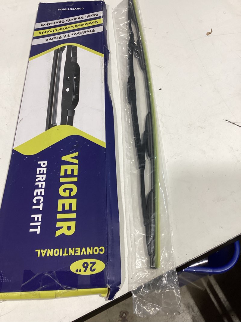Condition photo showing New/Like New for 26inch + 22 inch steel frame windshield wiper blades,compatible with honda odyssey 2021-2005 civic sedan 2014-2006 and more model conventional front wiper (pack of 2) 26 inch + 22 inch 2 pack