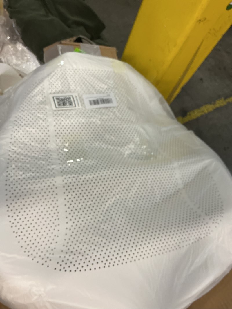 Condition photo showing New/Like New for Nappa Leather Car Front Seat Covers for 2025 2026 Tesla Model Y/3 Highland/Juniper Breathable Perforated All-Season Universal Bottom Seat Protectors for Tesla Accessories, 1Pack, White