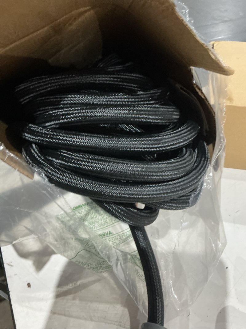 Condition photo showing Good Condition for relxitl garden hose, flexible water hose, ultra lightweight non-expanding hose with 10 function sprayer, leak proof, pressure resistant for yard, outdoor (black, 50ft) 50ft black