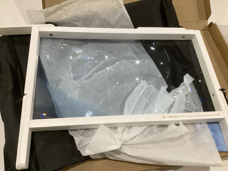 Condition photo showing New/Like New for 21" screen magnifier, laptop computer screen magnifier expanders with bracket magnifiers ultra-clear projector screen magnifying portable amplifier desktop for seniors reading