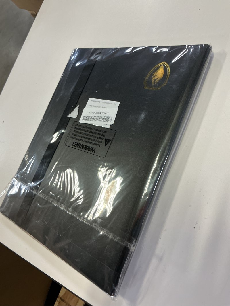 Condition photo showing Good Condition for heavy duty card binder, fabmaker 9 pocket trading card binder holds 360 cards, sleek side-loading card album, sturdy card collection folder for game cards, sport cards, black