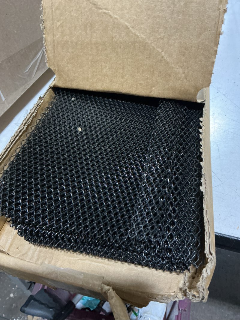 Condition photo showing Good Condition for lock in gutter guard, 6 inch heavy duty steel leaf filter gutter screens, snap in anti-overflow micro mesh protection covers, fit 4", 5" and 6" k style rain gutter (6” x 78 ft (26 pack))