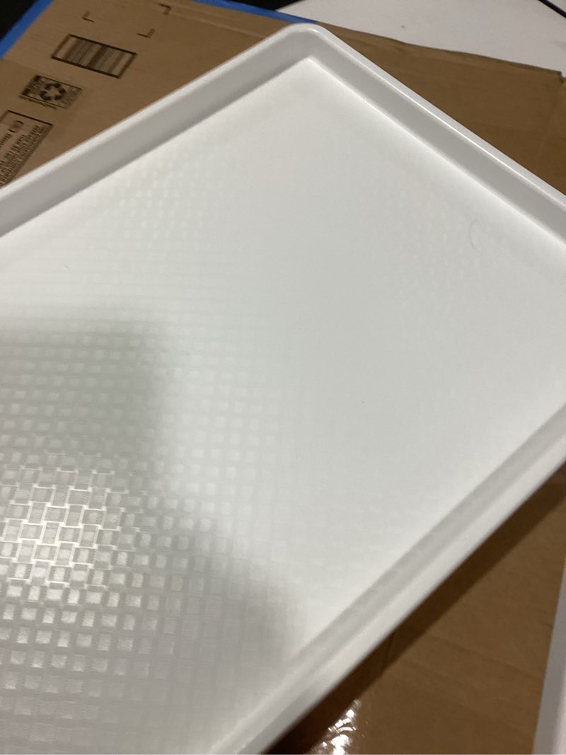 Condition photo showing New/Like New for 18 x 26 inch plastic tray white